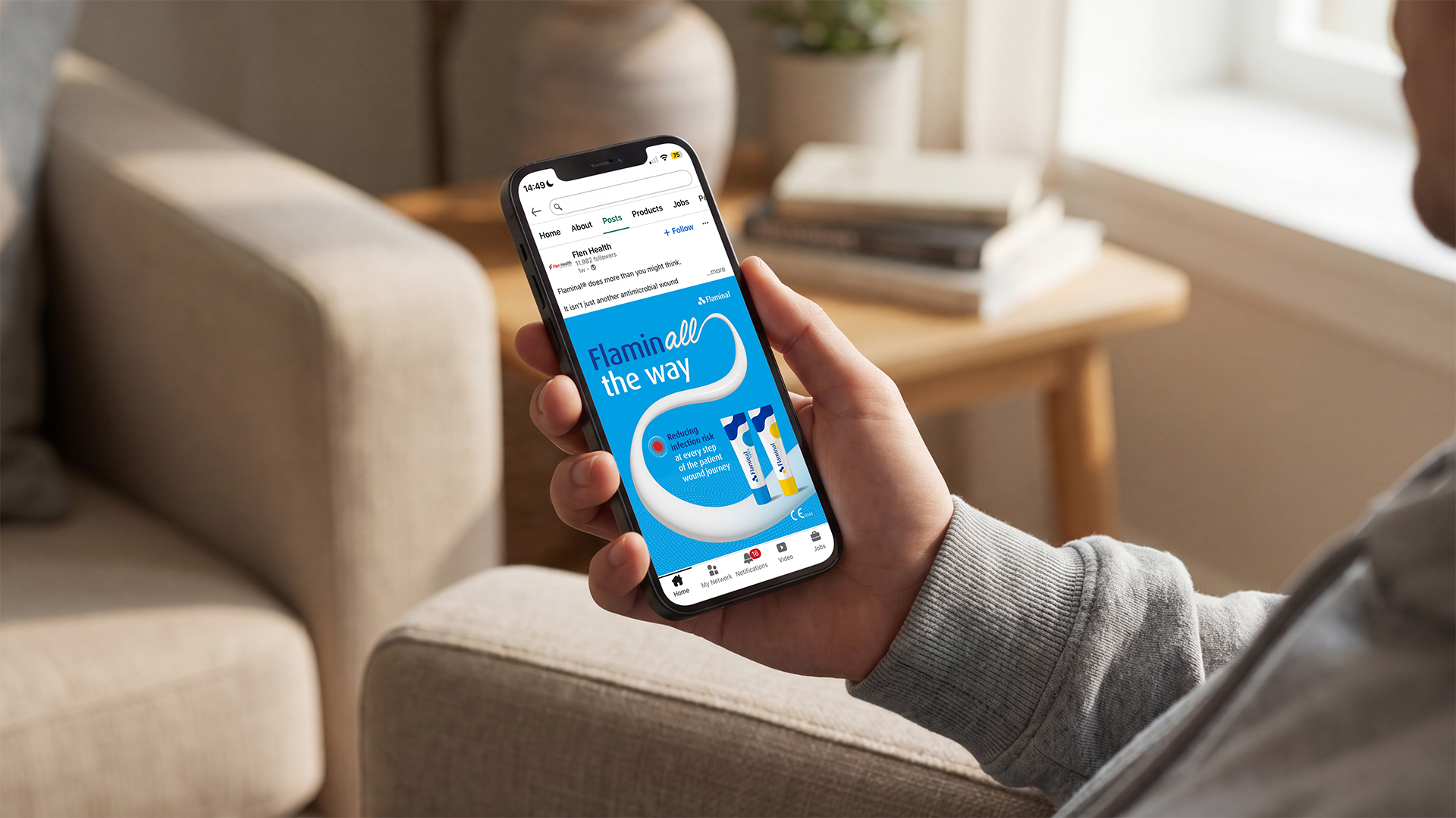 Gallery image showcasing Flaminal UK Casestudy Social Post
