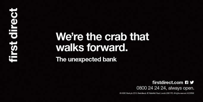 first direct black banner