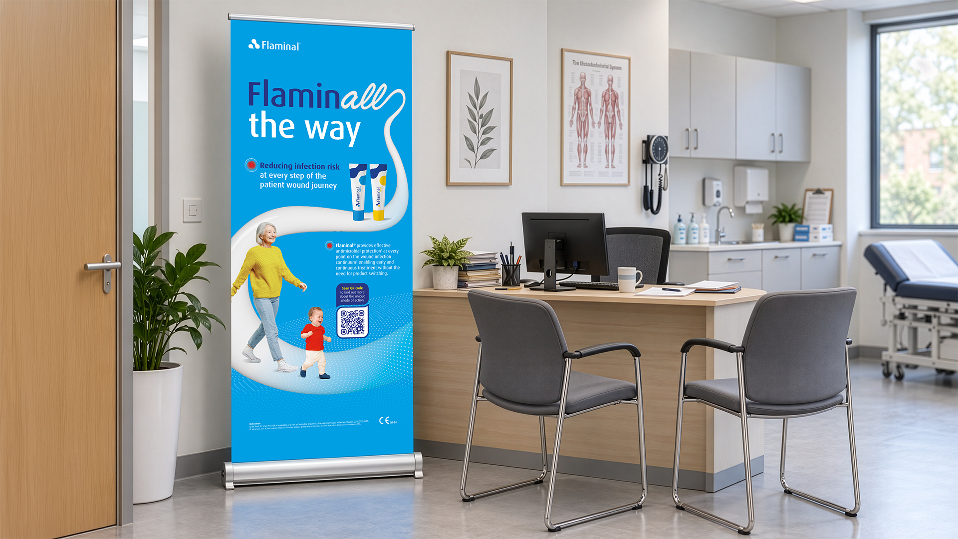 Gallery image showcasing Pop Up Banner Doctor's Office