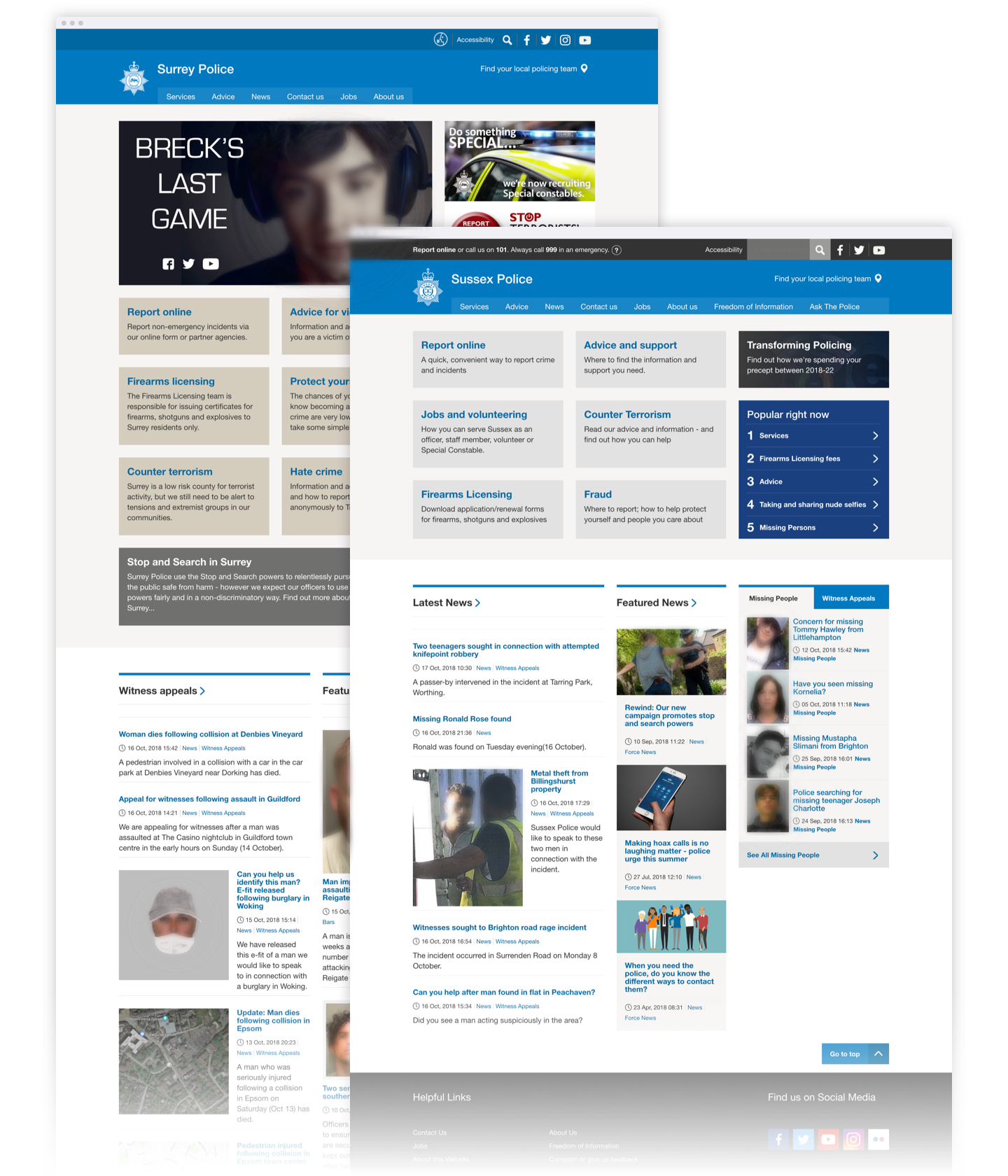 Gallery image showcasing 02 SSP Homepages Blur